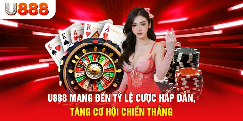 u888 mang đến tỷ lệ cược hấp dẫn, tăng cơ hội chiến thắng.