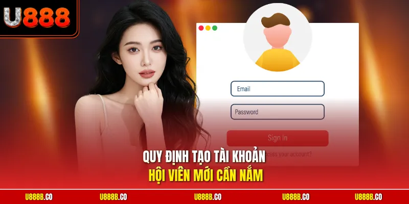 Quy định tạo tài khoản hội viên mới cần nắm