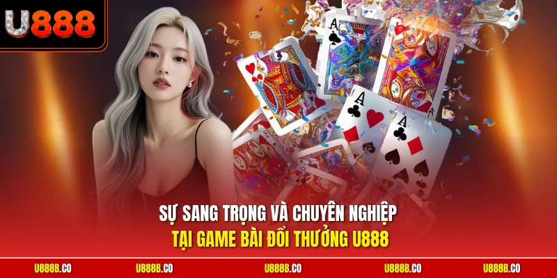 Sự sang trọng và chuyên nghiệp tại game bài đổi thưởng U888
